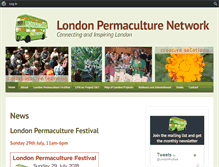Tablet Screenshot of londonpermaculture.com